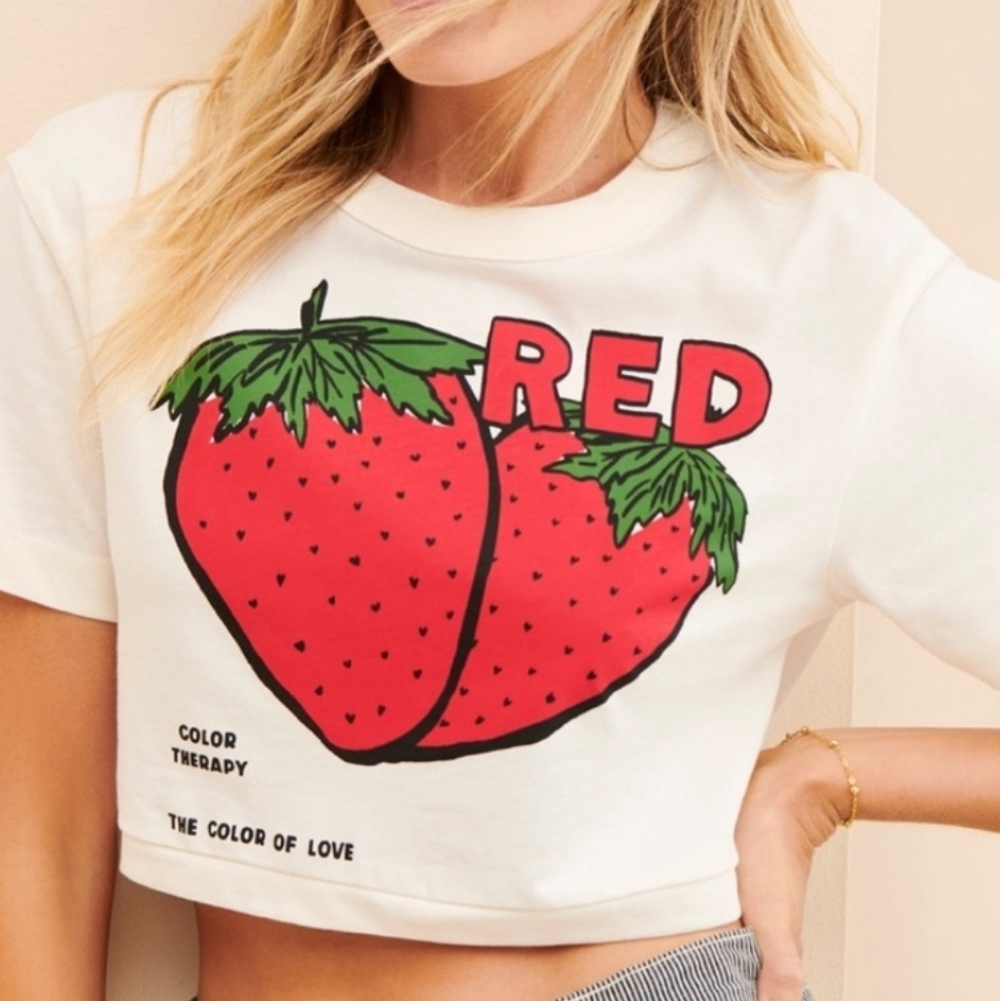 Farm Rio Color Therapy Shirt Red